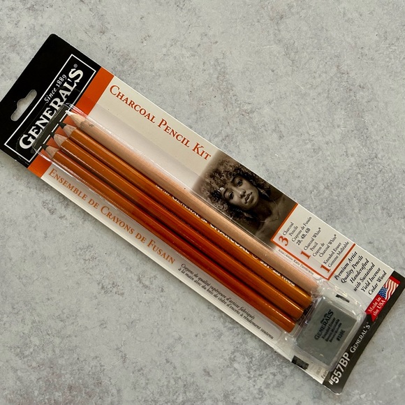 🌼 General’s Charcoal Pencil Set 557BP NWT - Picture 2 of 4